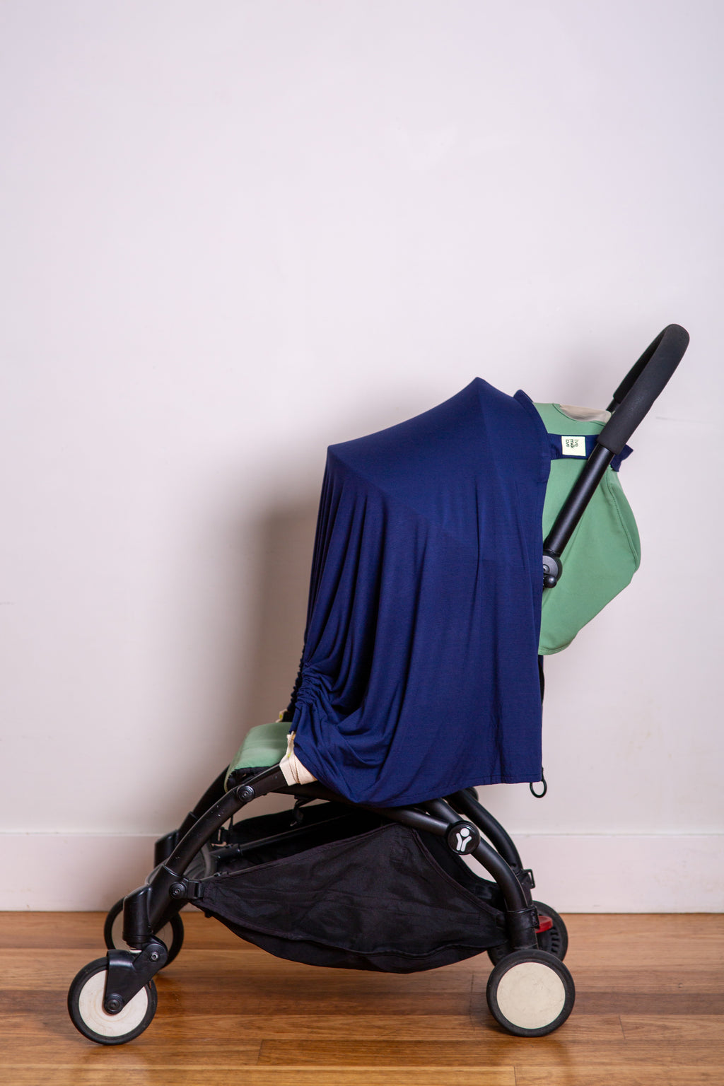 Navy Halo Nursing Cover Bamboo