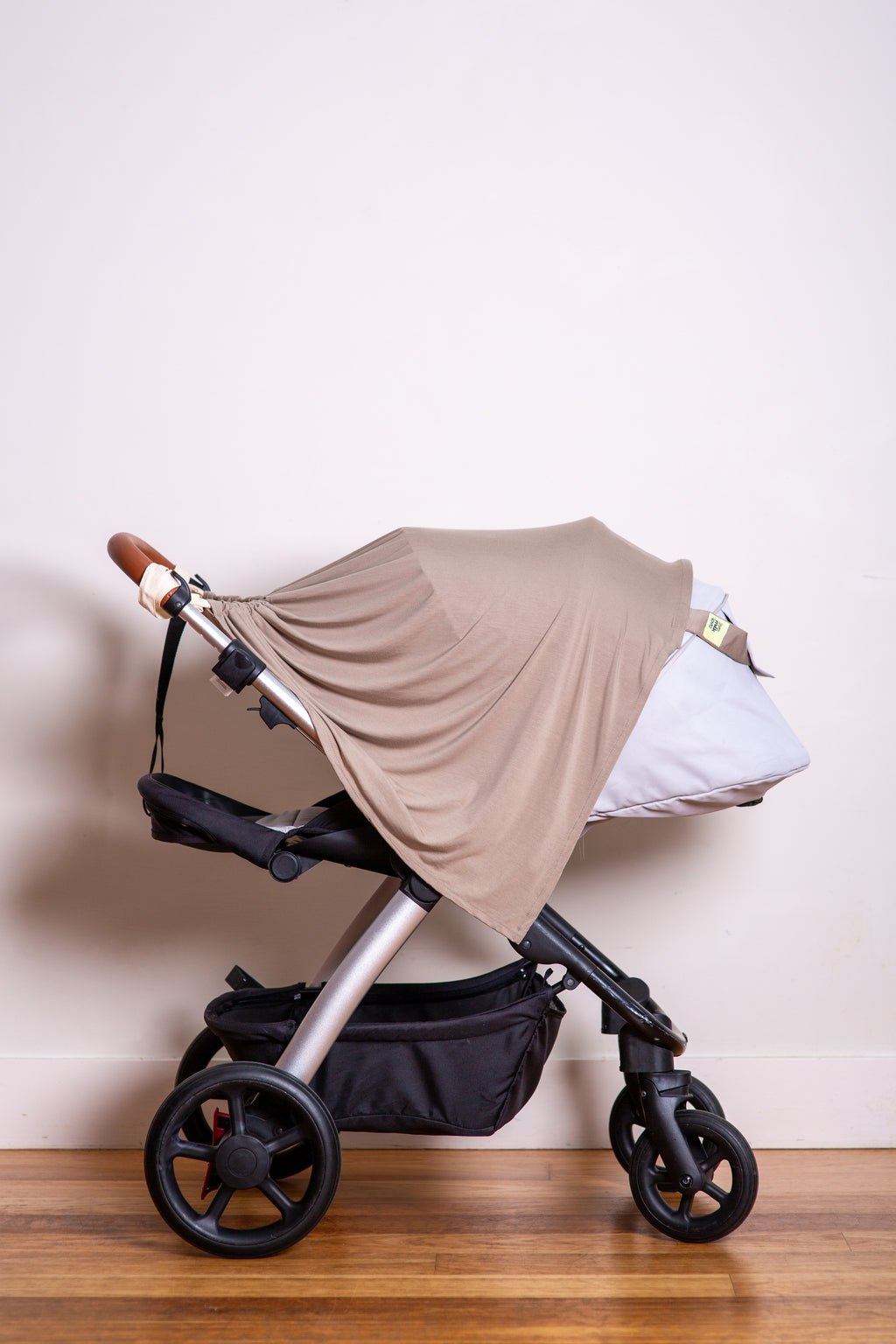 Taupe Halo Nursing Cover Bamboo