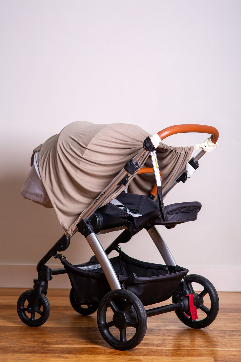 Taupe Halo Nursing Cover Bamboo