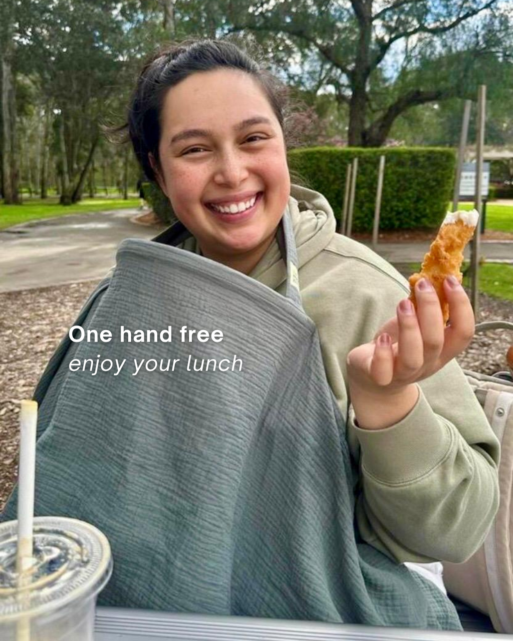 Feed Anywhere Nursing Cover - Forest