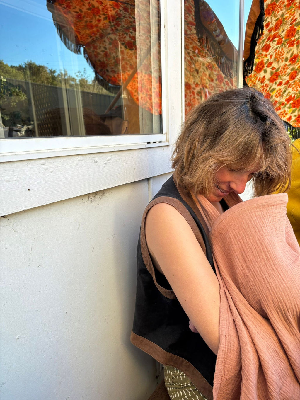 Feed Anywhere Nursing Cover - Clay