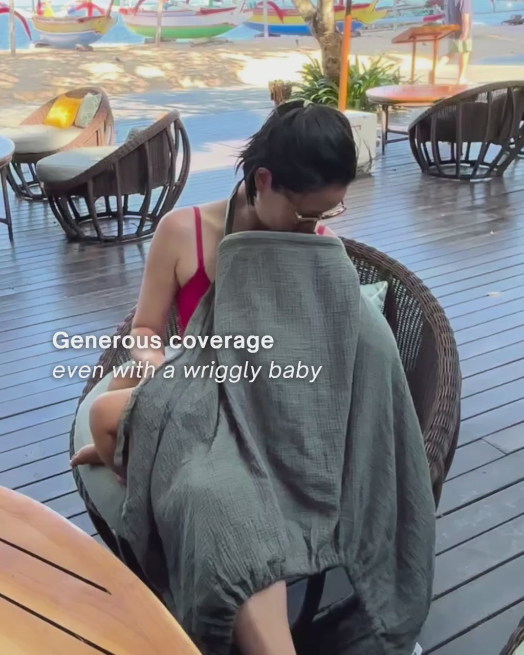 Feed Anywhere Nursing Cover - Forest